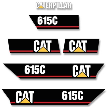 CAT 615C Decal Kit