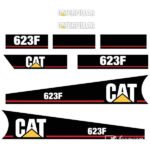 CAT 623F Decal Kit