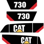 CAT 730 Decal Kit - Dump Truck