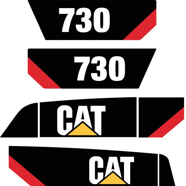 CAT 730 Decal Kit - Dump Truck CAT 730 Decal Kit - Dump Truck