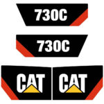 CAT 730C Decal Kit - Dump Truck
