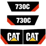 CAT 730C Decal Kit - Dump Truck
