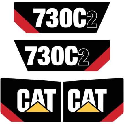 CAT 730C2 Decal Kit - Dump Truck