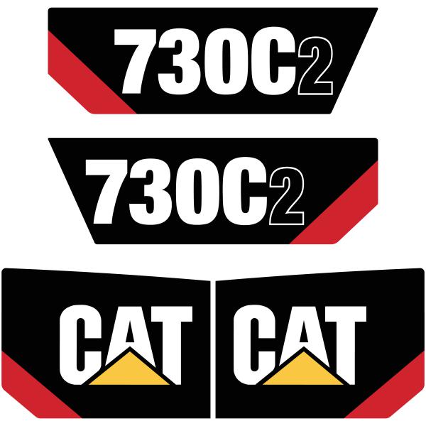 CAT 730C2 Decal Kit - Dump Truck CAT 730C2 Decal Kit - Dump Truck