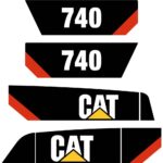 CAT 740 Decal Kit - Dump Truck