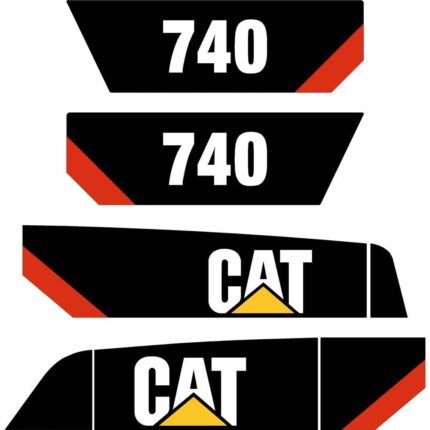 CAT 740 Decal Kit - Dump Truck