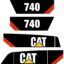 CAT 740 Decal Kit - Dump Truck
