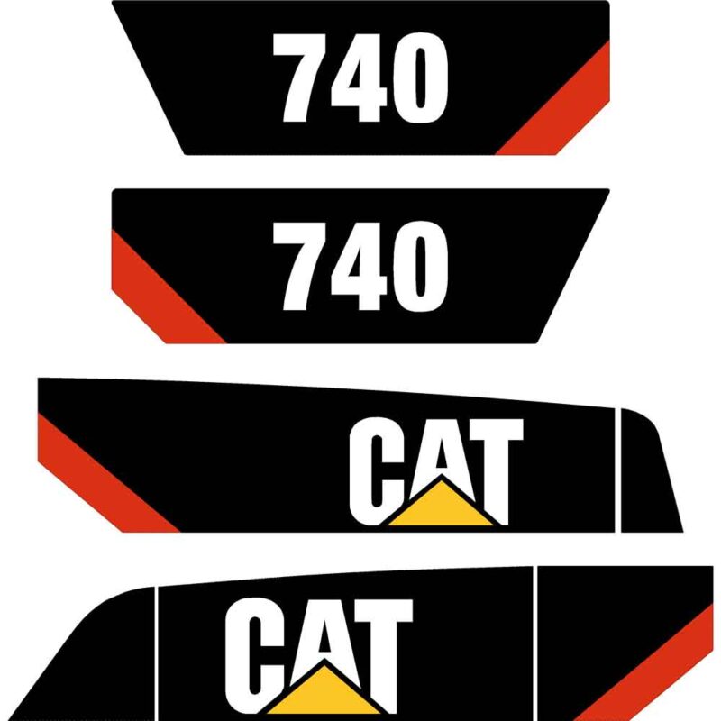 CAT 740 Decal Kit - Dump Truck