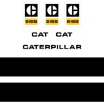 CAT 815B Decal Kit