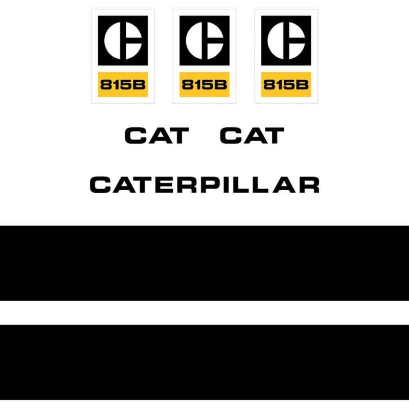 CAT 815B Decal Kit