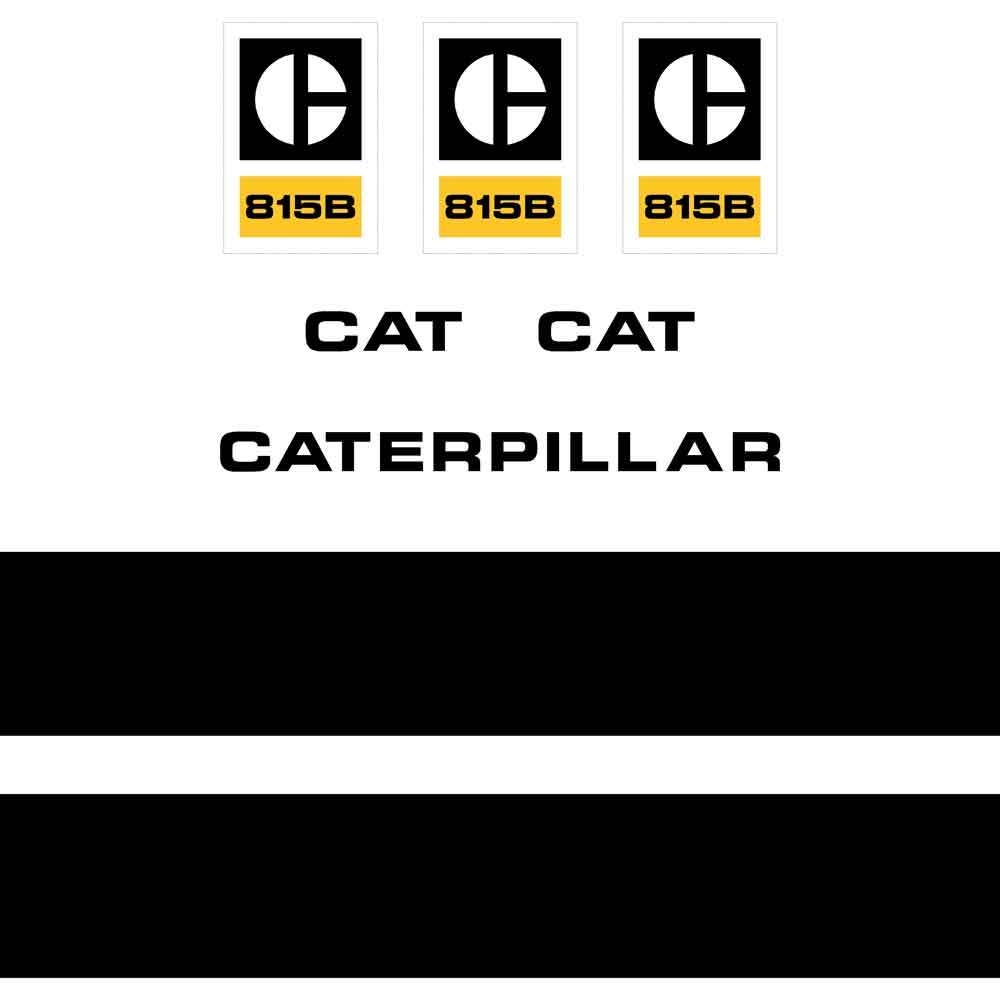 CAT 815B Decal Kit CAT 815B Decal Kit