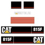 CAT 815F Decal Kit