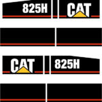 CAT 825H Decal Kit -