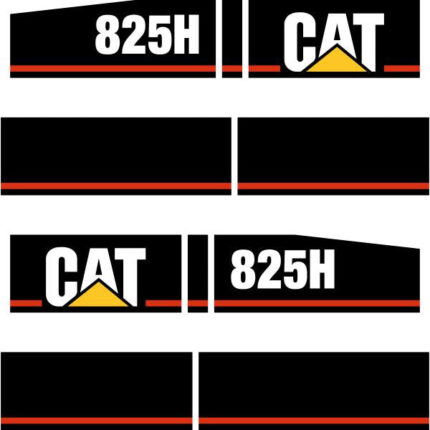 CAT 825H Decal Kit -