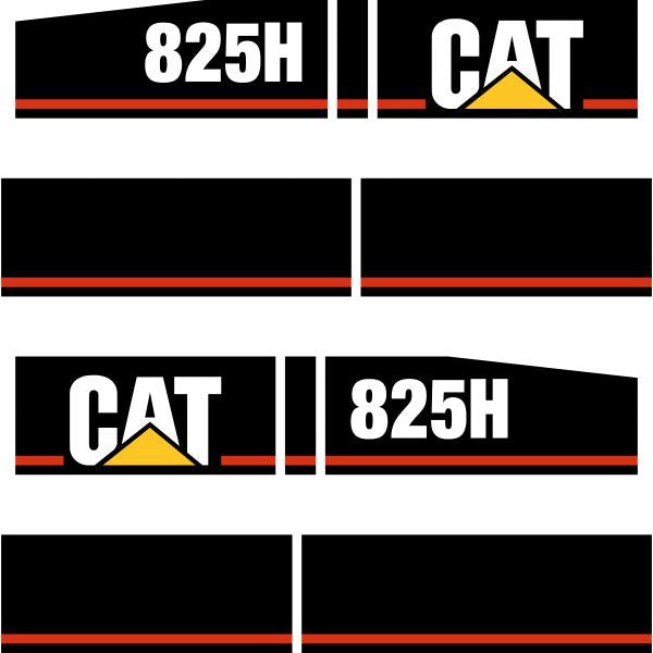 CAT 825H Decal Kit - CAT 825H Decal Kit -