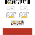 CAT 902B Decal Kit