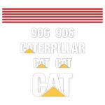 CAT 906 Decal Kit