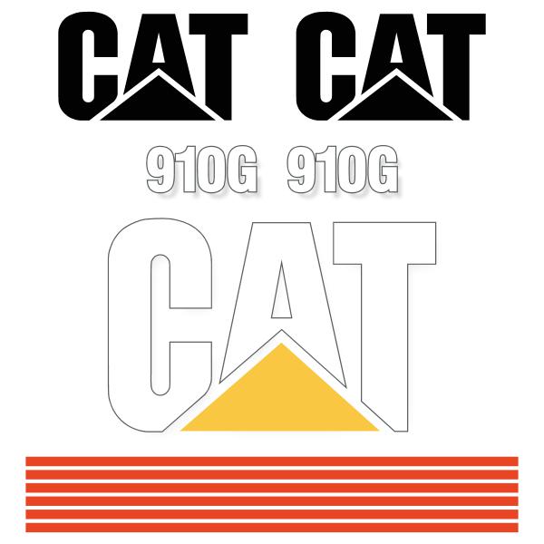 CAT 910G Decal Kit CAT 910G Decal Kit
