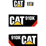 CAT 910K Decal Kit