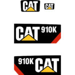 CAT 910K Decal Kit