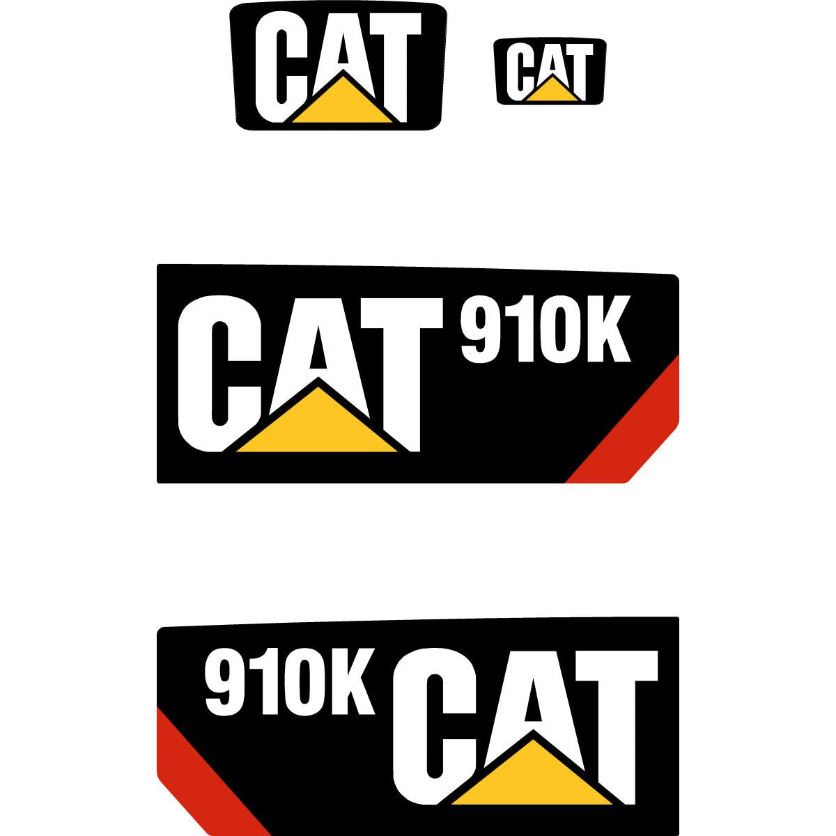 CAT 910K Decal Kit CAT 910K Decal Kit