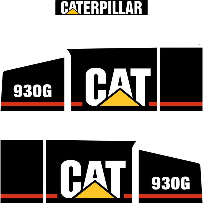 CAT 930G Decal Kit