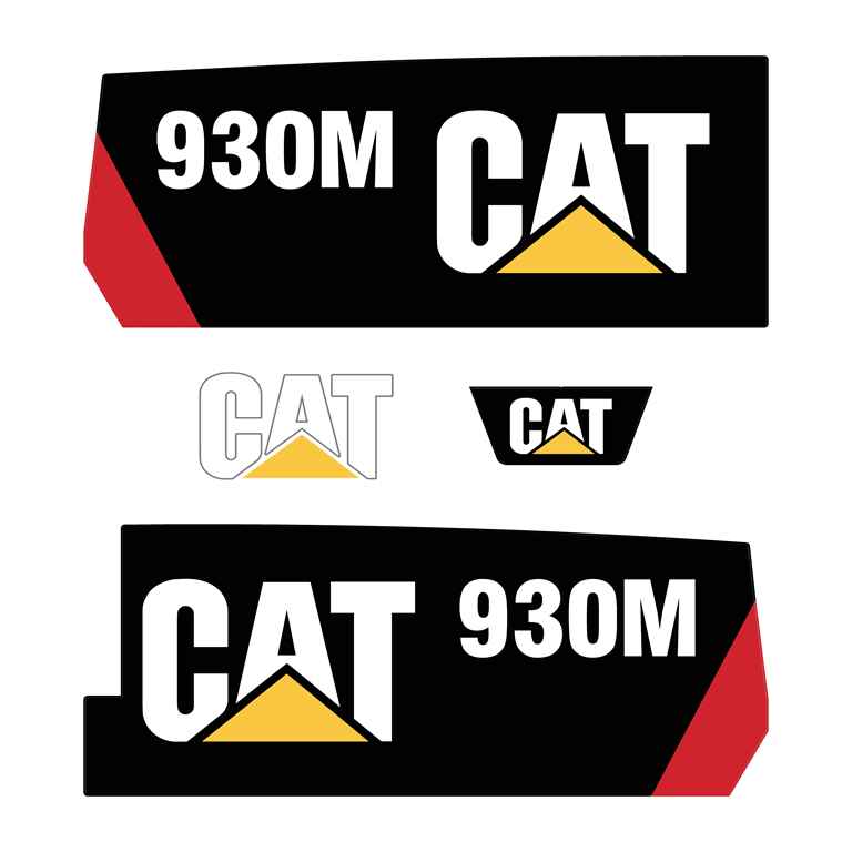 CAT 930M Decal Kit CAT 930M Decal Kit