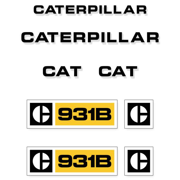 CAT 931B Decal Kit - Track Loader CAT 931B Decal Kit - Track Loader