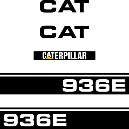 CAT 936E Decal Kit