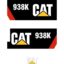 CAT 938K Decal Kit