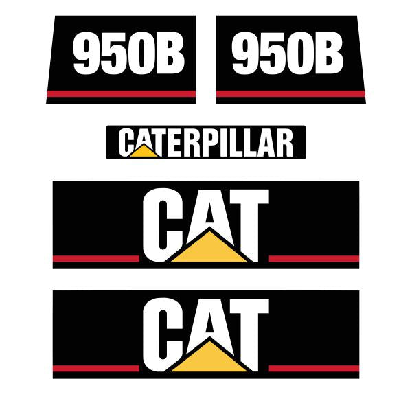 CAT 950B Decal Kit - Wheel Loader LATER STYLE CAT 950B Decal Kit - Wheel Loader LATER STYLE