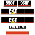 CAT 950F Decal kit