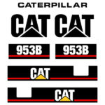 CAT 953B Decal Kit - Track Loader