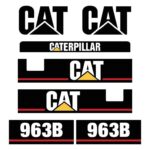 CAT 963B Decal Kit - Track Loader