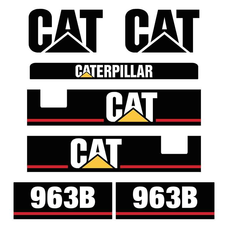 CAT 963B Decal Kit - Track Loader CAT 963B Decal Kit - Track Loader