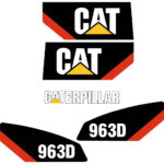 CAT 963D Decal Kit - Track Loader