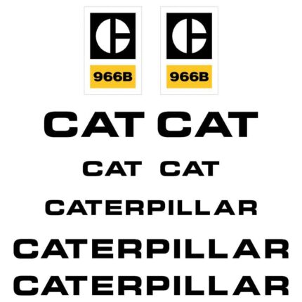 CAT 966B Decal Kit