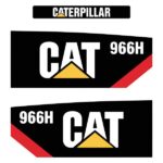 CAT 966H Decal Kit