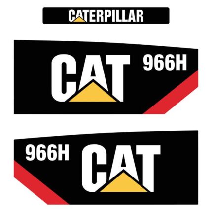 CAT 966H Decal Kit