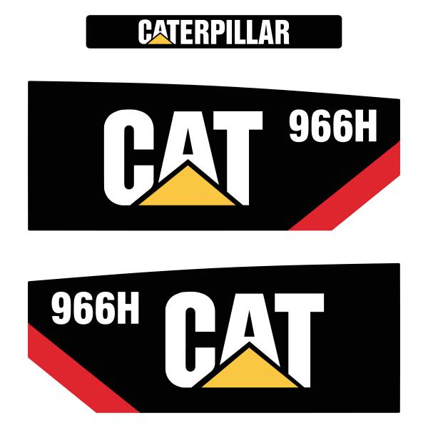 CAT 966H Decal Kit CAT 966H Decal Kit