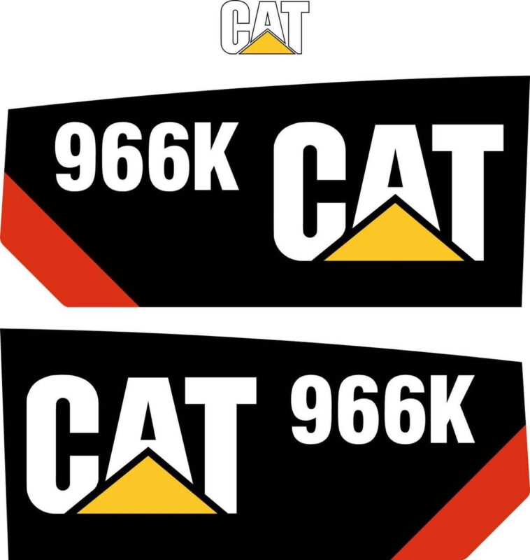 CAT 966K Decal Kit