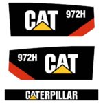 CAT 972H Decal Kit