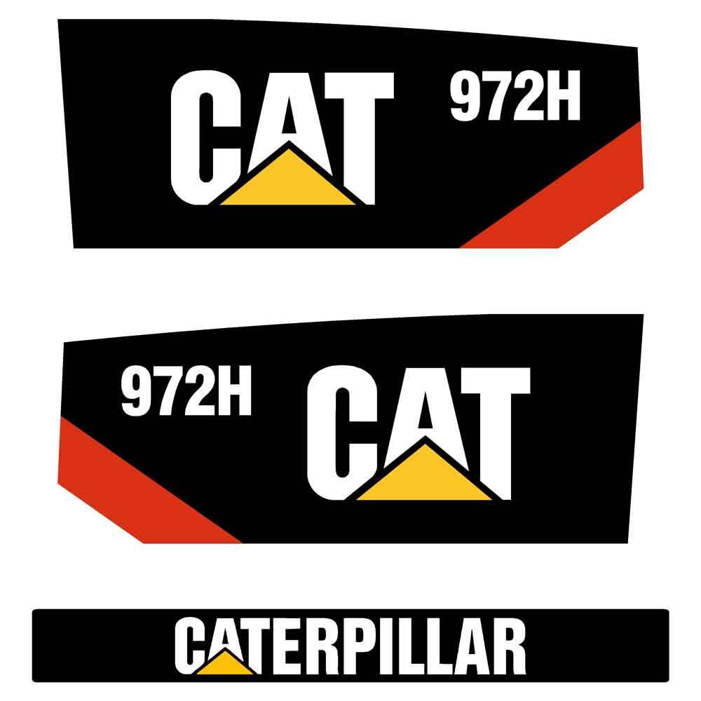 CAT 972H Decal Kit CAT 972H Decal Kit