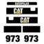 CAT 973 Decals Kit Old Style