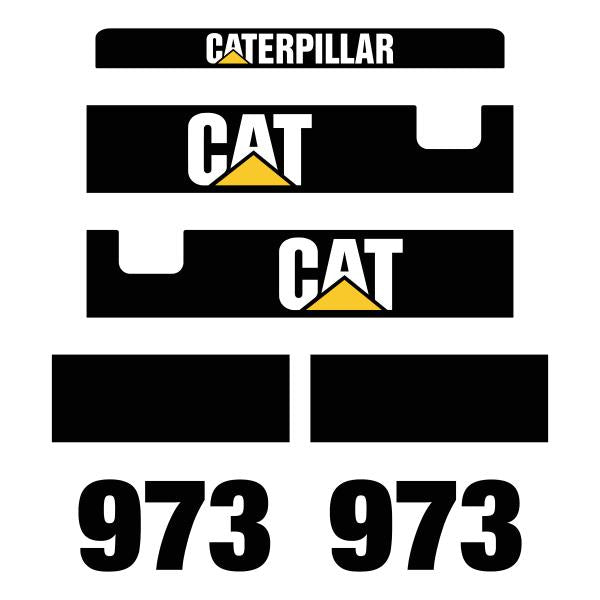 CAT 973 Decals Kit Old Style CAT 973 Decals Kit Old Style