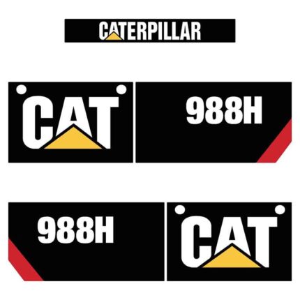 CAT 988H Decal Kit