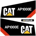 CAT AP1000E Decal Kit - Paver