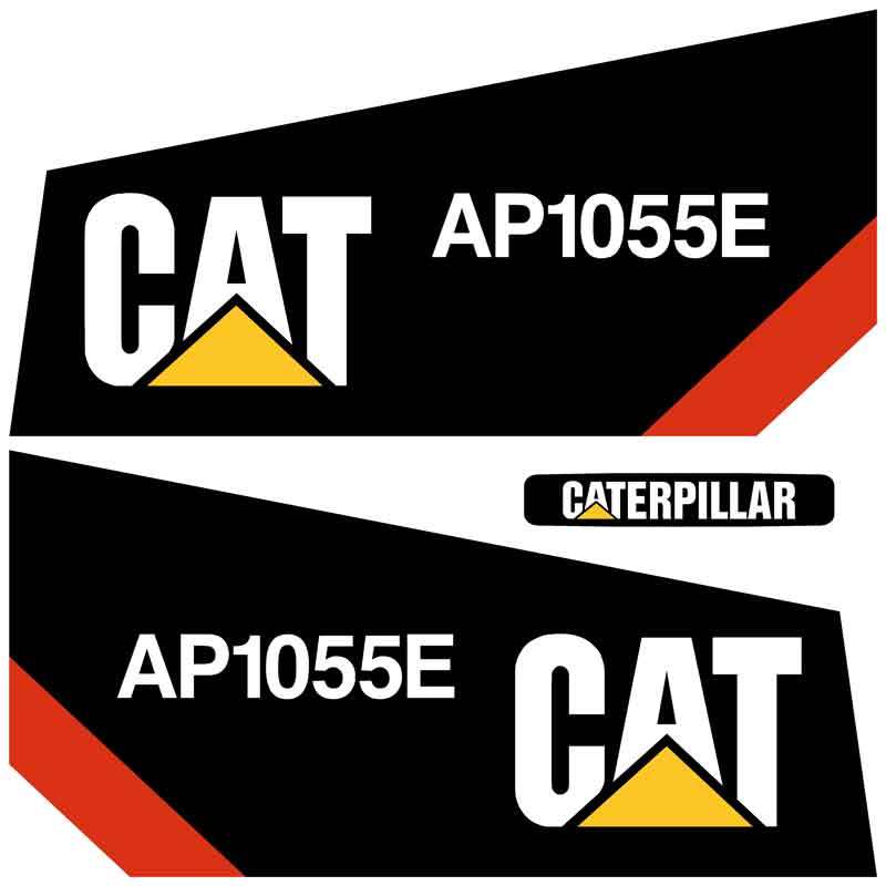 CAT AP1055E Decal Kit - Paver CAT AP1055E Decal Kit - Paver