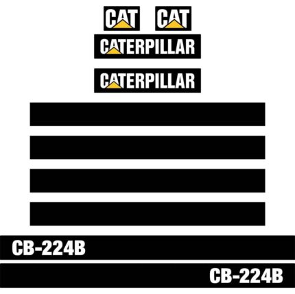 CAT CB224B Decal Kit