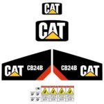 CAT CB24B Decal Kit